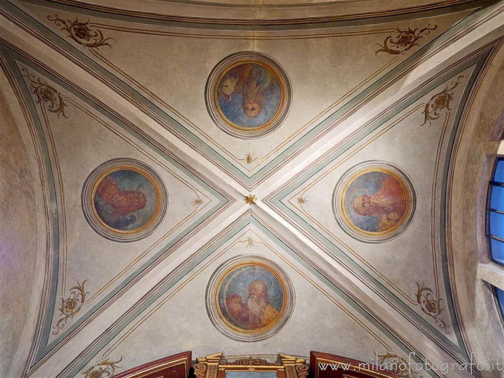 Milan (Italy) - Vault of the presbytery of the Sanctuary of Santa Maria Nascente in Lampugnano